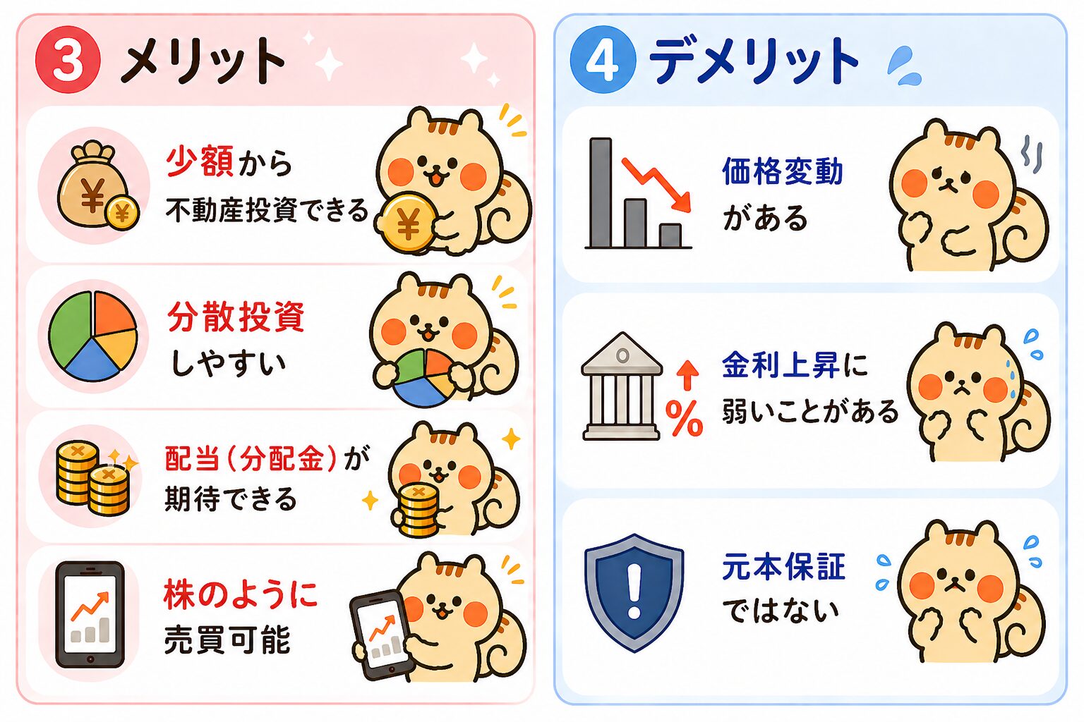J-REITのメリットとデメリット