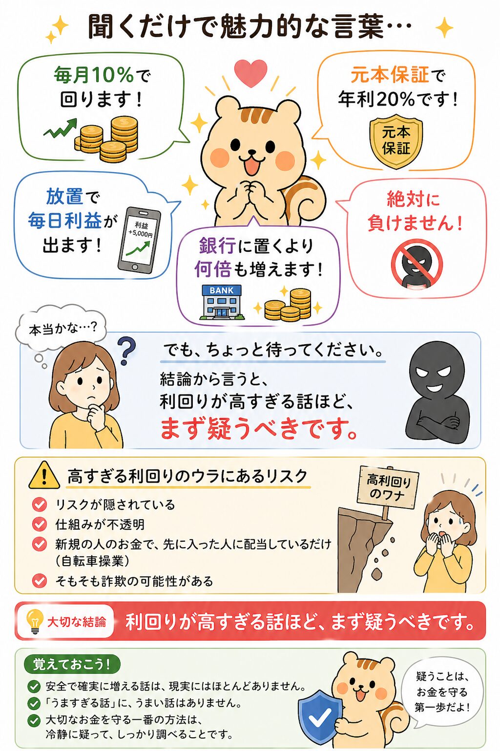 現実的な投資利回りの目安と比較基準