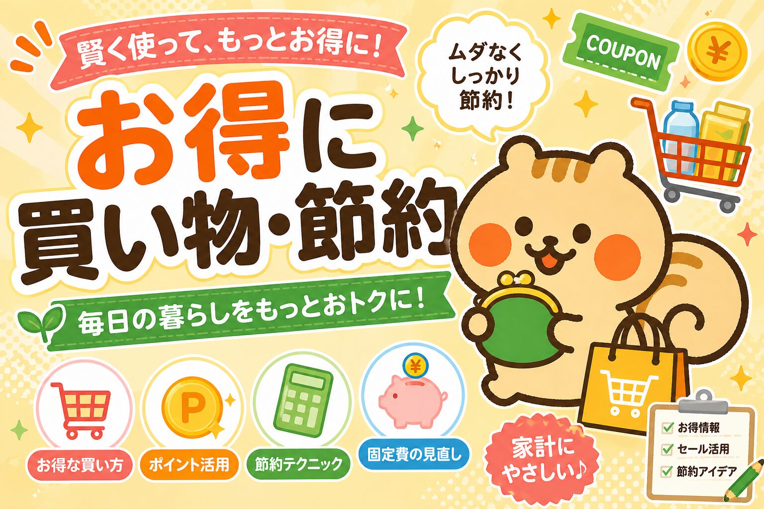 お得に買い物・節約