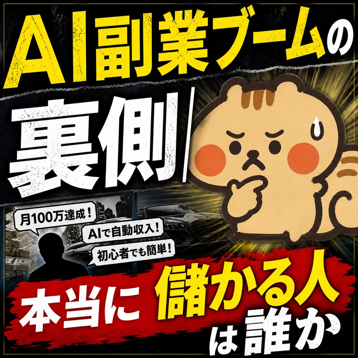 AI副業ブームの裏側｜本当に儲かる人は誰か