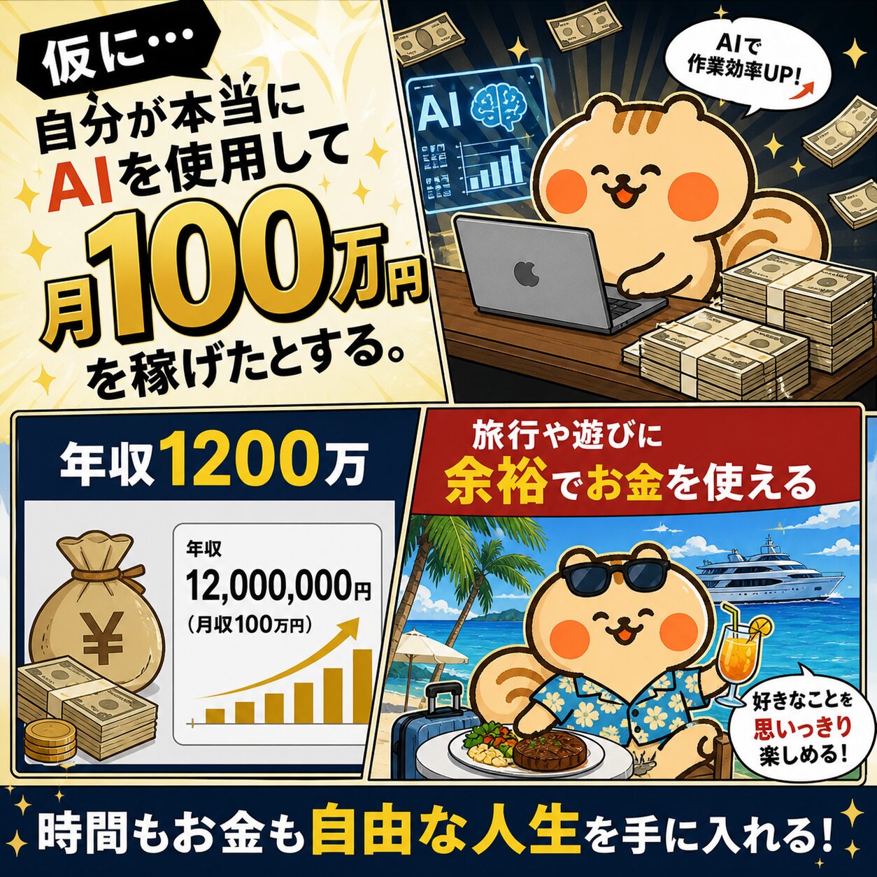月100万稼げたとしたら年収1200万。その夢を売るビジネスモデル